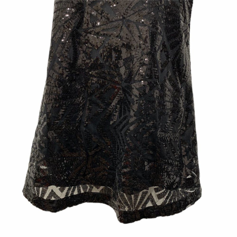 Aqua‎ Mini Sequin Party Dress Black Sparkly - Picture 5 of 6